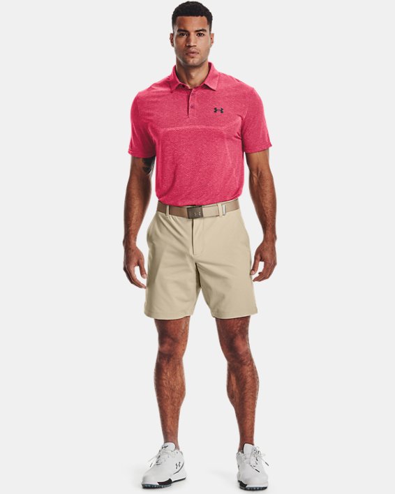 Polo UA Vanish Seamless Mapped pour homme, Pink, pdpMainDesktop image number 2